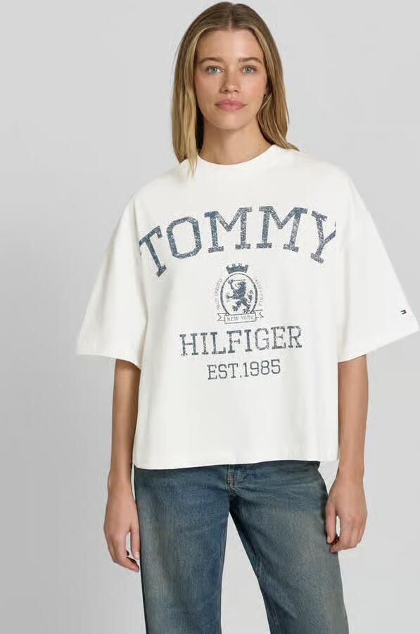 Tommy Hilfiger relaxed fit T-shirt van puur katoen - Foto 2