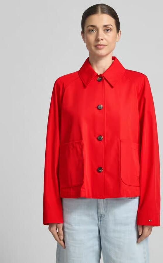 Tommy Hilfiger Relaxed fit Trenchcoat van puur katoen - Foto 2