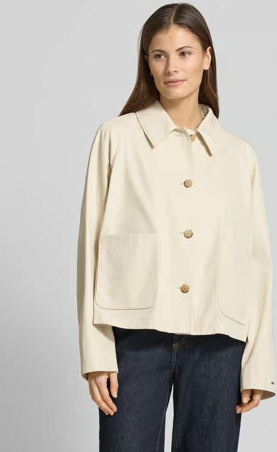 Tommy Hilfiger Relaxed fit Trenchcoat van puur katoen - Foto 2