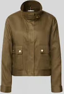 Tommy Hilfiger relaxed fit utility-jack van puur linnen
