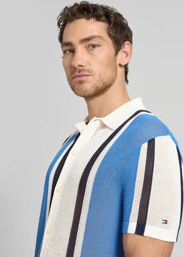 Tommy Hilfiger "relaxed fit" vrijetijdsoverhemd van katoenmix