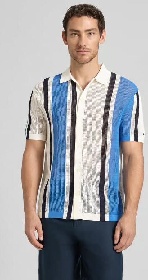 Tommy Hilfiger "relaxed fit" vrijetijdsoverhemd van katoenmix - Foto 4
