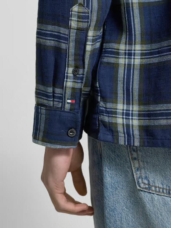Tommy Hilfiger Relaxed fit vrijetijdsoverhemd van puur katoen
