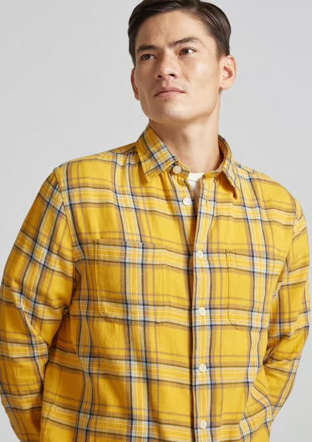 Tommy Hilfiger Relaxed fit vrijetijdsoverhemd van puur katoen