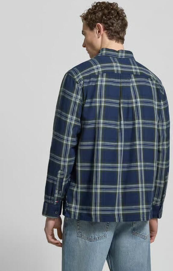 Tommy Hilfiger Relaxed fit vrijetijdsoverhemd van puur katoen