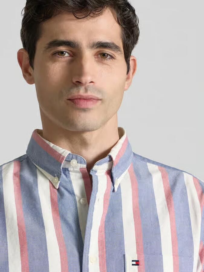Tommy Hilfiger Relaxed fit vrijetijdsoverhemd van puur katoen model 'HERITAGE' - Foto 2