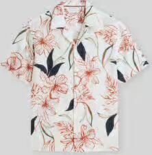 Tommy Hilfiger relaxed fit vrijetijdsoverhemd van puur linnen