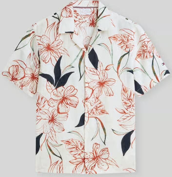 Tommy Hilfiger relaxed fit vrijetijdsoverhemd van puur linnen - Foto 2