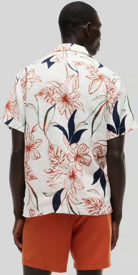 Tommy Hilfiger relaxed fit vrijetijdsoverhemd van puur linnen - Foto 2