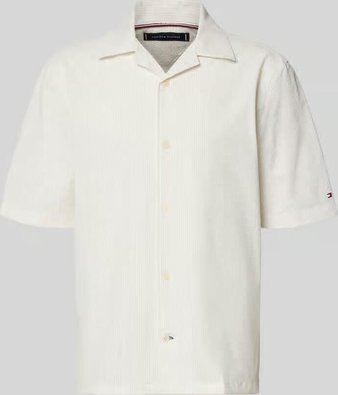 Tommy Hilfiger relaxed fit vrijetijdsoverhemd van seersucker-materiaal - Foto 2