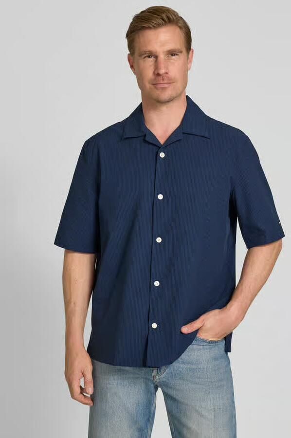 Tommy Hilfiger relaxed fit vrijetijdsoverhemd van seersucker-materiaal - Foto 2