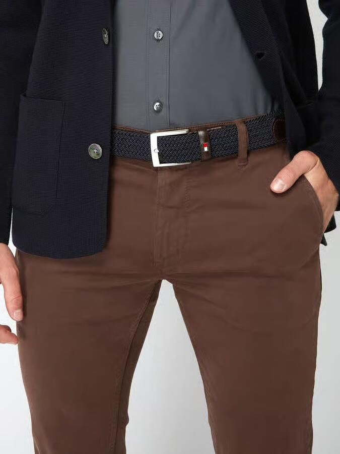 Tommy Hilfiger Stoffen riem New Adan Belt 3 5 cm NEW ADAN RIEM van gevlochten stretch-gurtbandweefsel - Foto 2