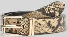 Tommy Hilfiger Riem van echt leer