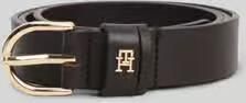 Tommy Hilfiger leren riem Essential Effortless donkerbruin - Foto 4
