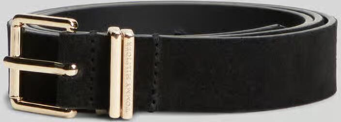 Tommy Hilfiger Riem van echt leer met reliëflogo - Foto 2