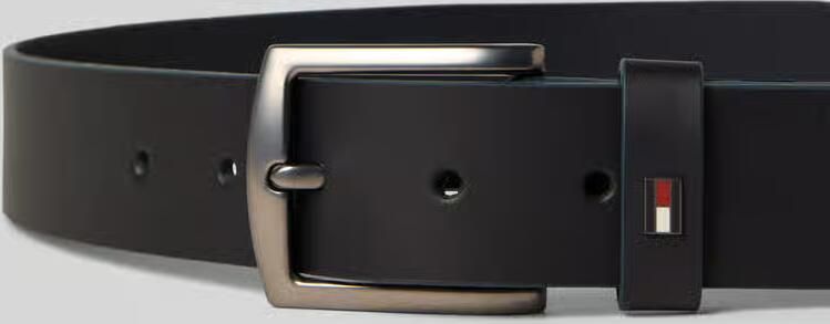 Tommy Hilfiger Leren riem DENTON 3.5 EXT Eenvoudige gesp metalen logo - Foto 9