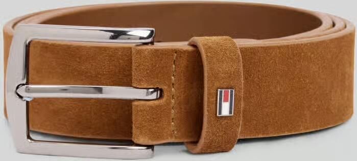 Tommy Hilfiger Riem van echt leer model 'DENTON 3.5 SUEDE'