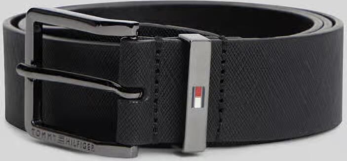 Tommy Hilfiger Riem van echt leer model 'OLIVER SAFFIANO 3.5'
