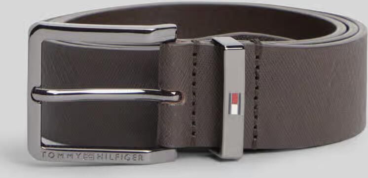 Tommy Hilfiger Riem van echt leer model 'OLIVER SAFFIANO 3.5'