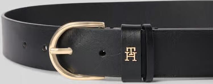Tommy Hilfiger Leren riem ESSENTIAL EFFORTLESS Damesriem 3 5 cm breed casual en jeans ovale enkeldoornsluiting - Foto 3