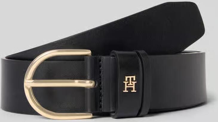 Tommy Hilfiger Leren riem ESSENTIAL EFFORTLESS Damesriem 3 5 cm breed casual en jeans ovale enkeldoornsluiting - Foto 2