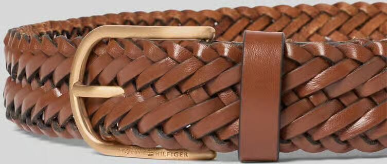 Tommy Hilfiger Riem van echt rundleer