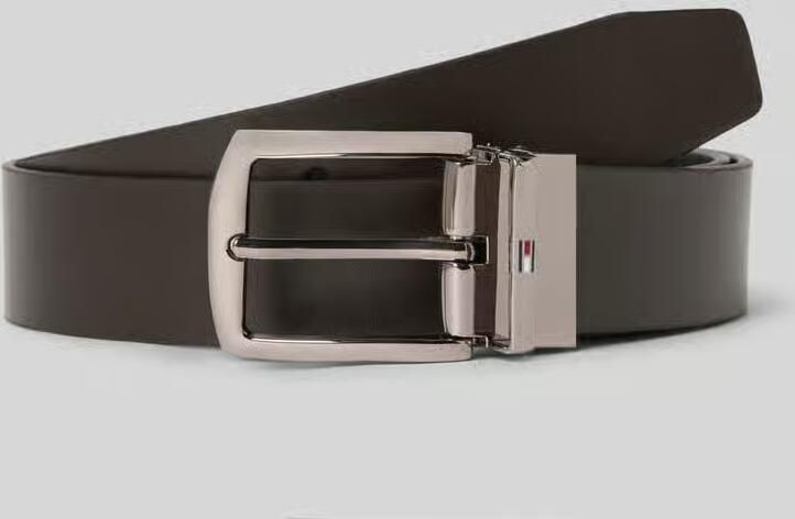 Tommy Hilfiger Riem van runderleer model 'DENTON 3.5 REV'