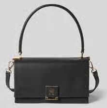 Tommy Hilfiger Schoudertas TH HER MED CROSSOVER avondtas clutch mini tas met goudkleurige accenten - Foto 2