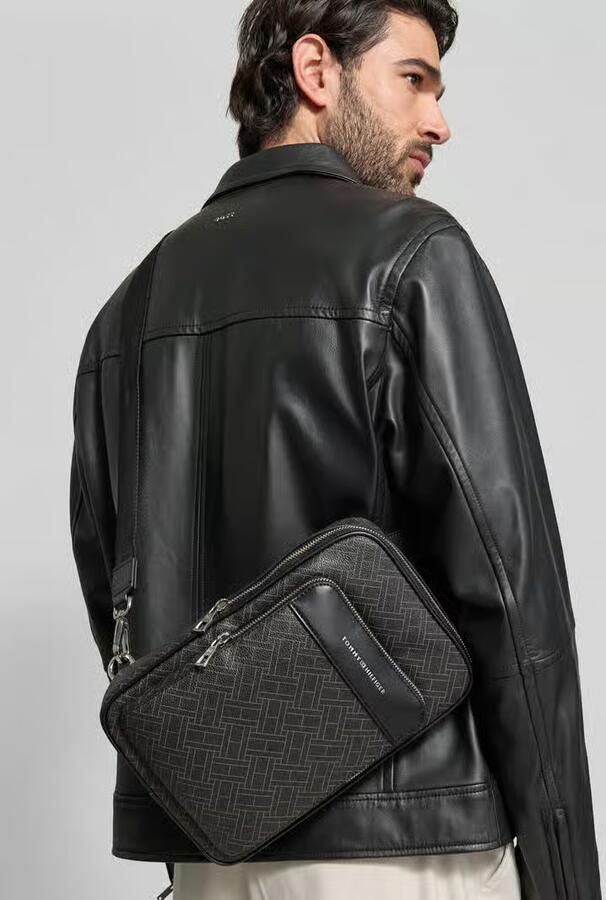 Tommy Hilfiger Schoudertas in Leerlook - Foto 3