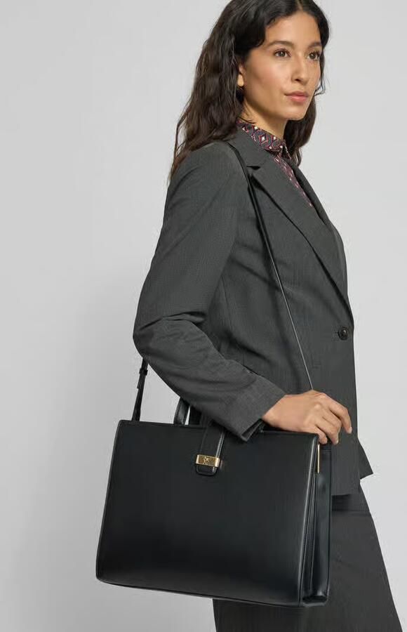 Tommy Hilfiger Schoudertas in leerlook model 'HERITAGE SATCHEL' - Foto 2