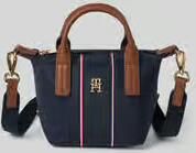 Tommy Hilfiger schoudertas met geborduurde contraststrepen