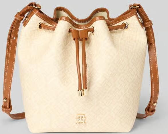 Tommy Hilfiger Schoudertas met Logodetail Model 'MONOPLAY BUCKET'