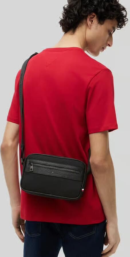 Tommy Hilfiger schoudertas met ritssluiting en logodetail - Foto 2