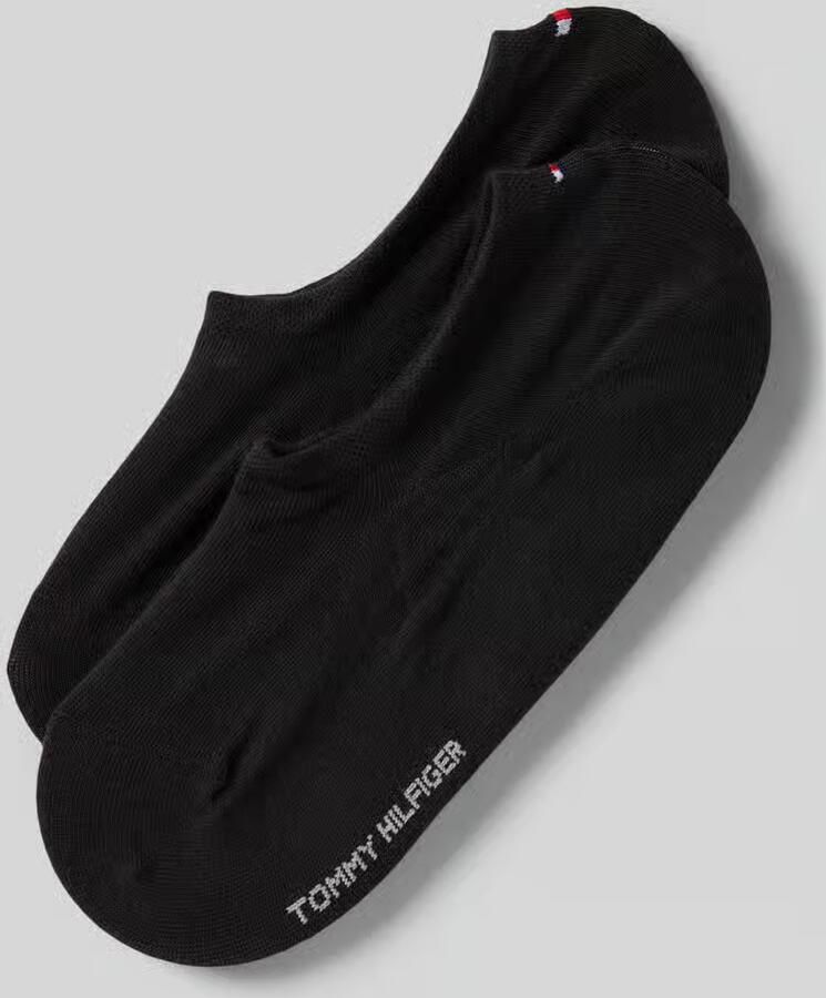 Tommy Hilfiger Kousenvoetjes TH WOMEN FOOTIE 2P met geborduurd logo (set 2 paar 2 paar) - Foto 4