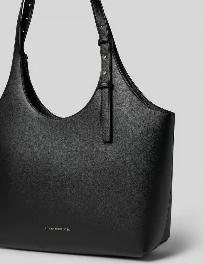 Tommy Hilfiger Shopper in de look van generfd leer - Foto 2