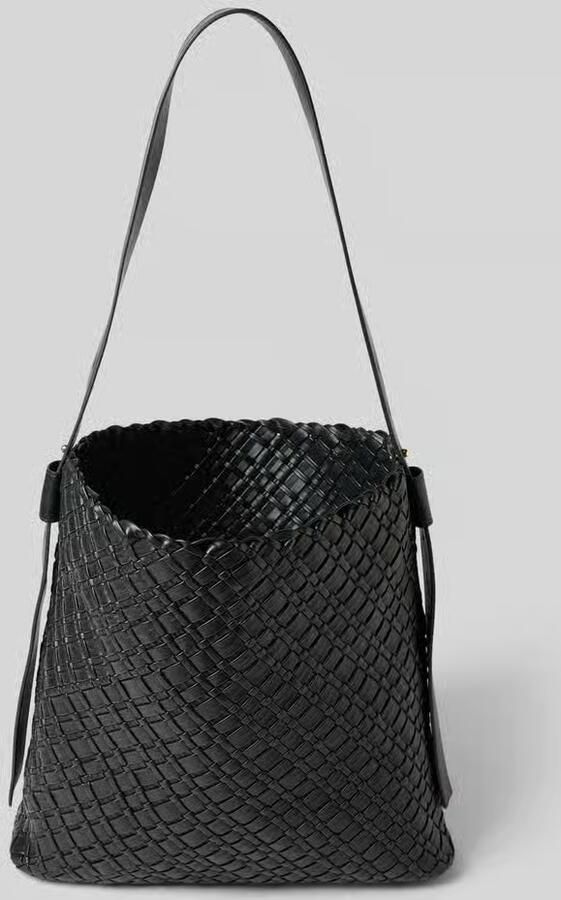 Tommy Hilfiger Shopper met grof geweven motief