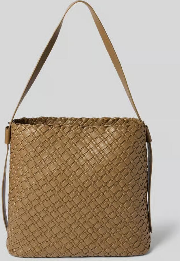 Tommy Hilfiger Shopper met grof geweven motief