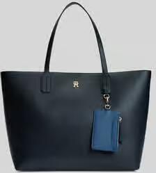 Tommy Hilfiger Shopper met ritsvak en hanger voor kleinigheden