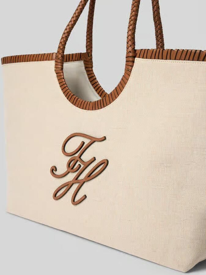 Tommy Hilfiger Shopper van puur linnen