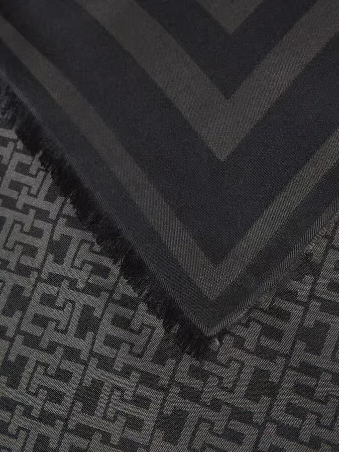 Tommy Hilfiger Sjaal met logomotief - Foto 2