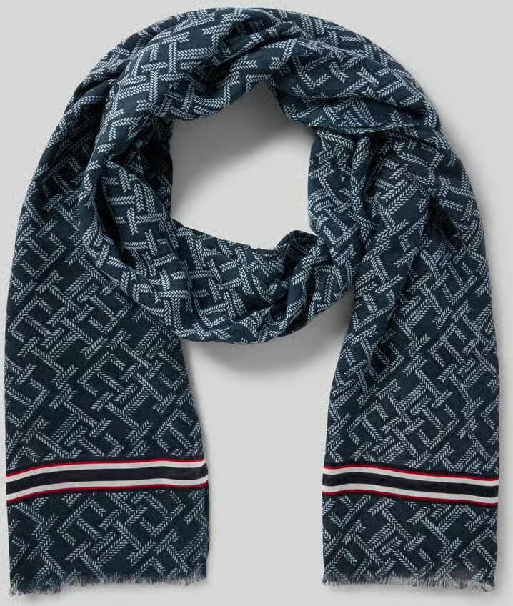 Tommy Hilfiger Sjaal van mix van katoen en modal