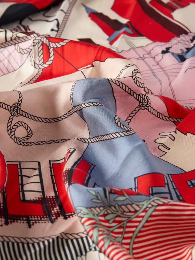 Tommy Hilfiger Sjaal van pure zijde - Foto 2