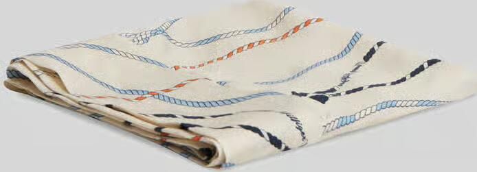 Tommy Hilfiger Sjaal van pure zijde met logo-opschrift