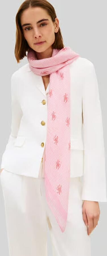 Tommy Hilfiger sjaal TH Script Monogram roze - Foto 5