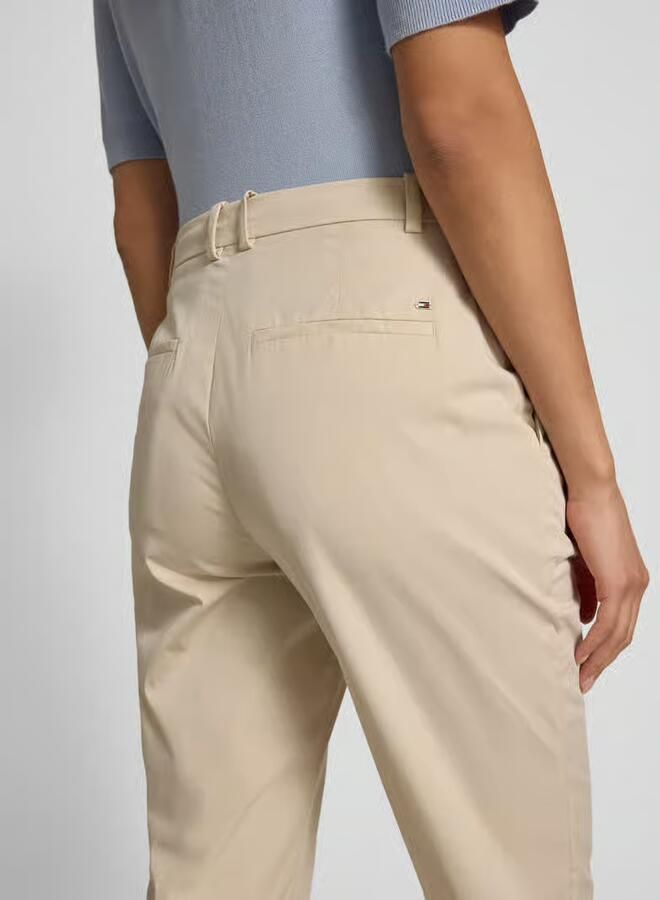 Tommy Hilfiger Slim fit chino van katoenmix