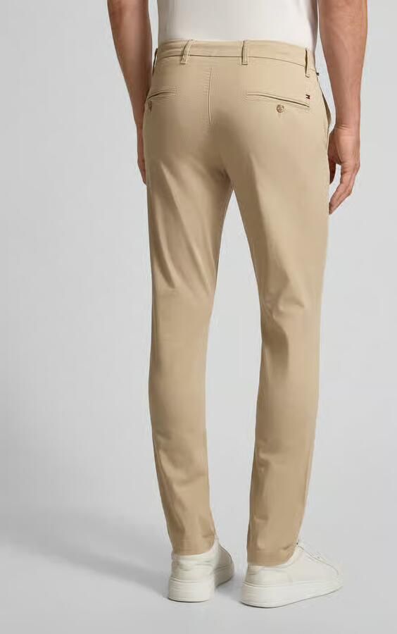 Tommy Hilfiger Slim fit chino van katoenmix