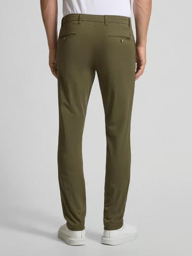 Tommy Hilfiger Slim fit chino van katoenmix