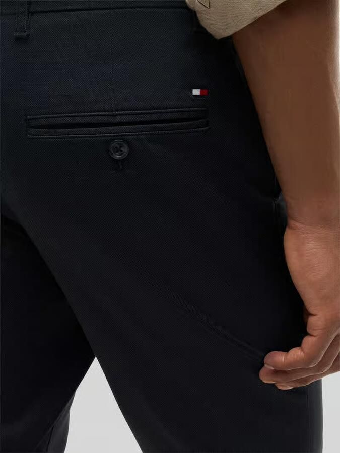 Tommy Hilfiger Slim Fit chino van katoenmix model 'BLEECKER'