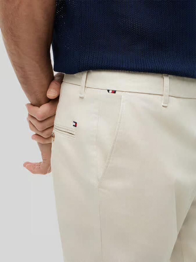 Tommy Hilfiger Slim Fit chino van katoenmix model 'BLEECKER'