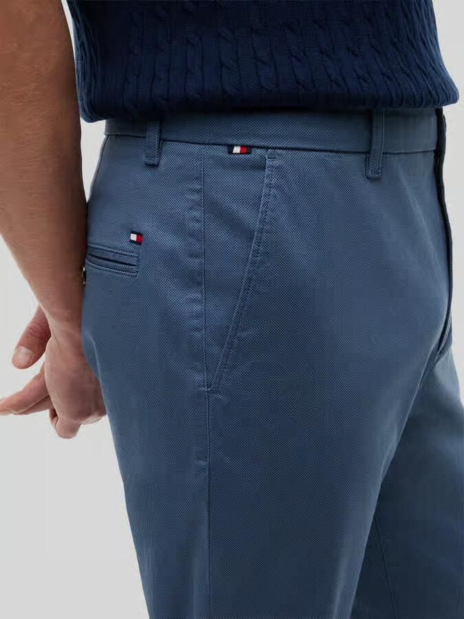 Tommy Hilfiger Slim Fit chino van katoenmix model 'BLEECKER' - Foto 2